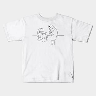 Sleepy little boy by BN18 Kids T-Shirt